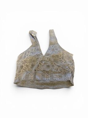 Aerie grey reversible lacie ribbed bralette tank